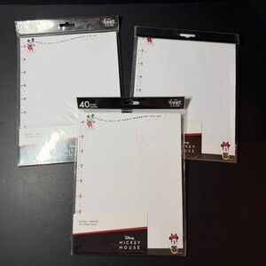 3 Disney Mickey Mouse Dot Grid paper fill The  happy planner